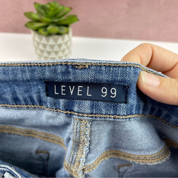 Level 99 Water Blue Skinny Denim Jeans Women 27 Casual - Picture 2 of 8